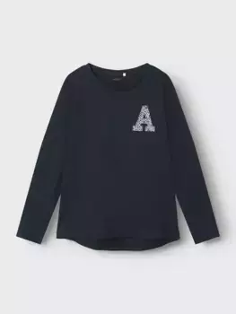 Рубашка с длинными рукавами Name It "NKFTENJA LS TOP", цвет Dark Sapphire