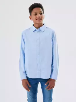 Рубашка с длинными рукавами Name It "NKMNEWSA LS SHIRT NOOS", цвет Campanula