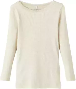Рубашка с длинными рукавами Name It "NMFKAB LS TOP NOOS", цвет Peyote Melange
