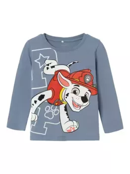 Рубашка с длинными рукавами Name It "NMMJULIAN PAWPATROL LS TOP BOX CPLG", цвет Troposphere