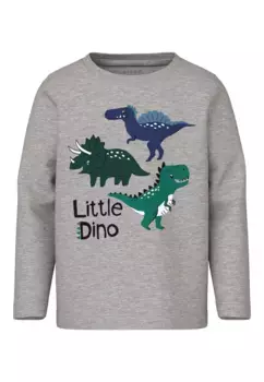 Рубашка с длинными рукавами Name It "NMMKELTO LS TOP", серый