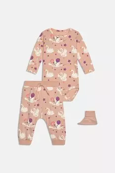 Рубашка с длинными рукавами NBFVANDORA SLIPPERS SET Name it, цвет sepia rose
