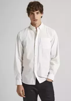 Рубашка с длинными рукавами Pepe Jeans "Pepe Shirt PRINCE", белый