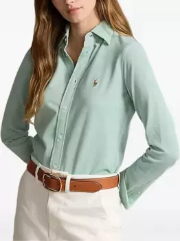 Рубашка с длинными рукавами POLO RALPH LAUREN, зеленый