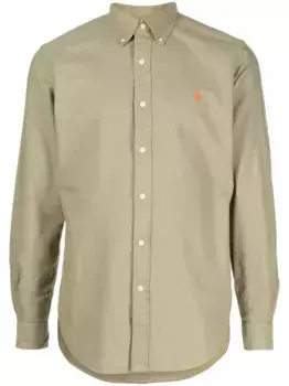 Рубашка с длинными рукавами POLO RALPH LAUREN, зеленый