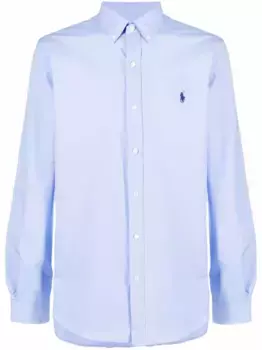 Рубашка с длинными рукавами POLO RALPH LAUREN, синий