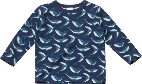 Рубашка с длинными рукавами Pro Climate с рисунком динозавра синяя размер. 86 1ч ALANA