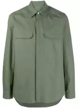 Рубашка с длинными рукавами Rick Owens, зеленый