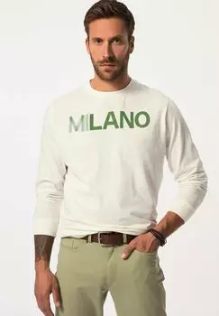 Рубашка с длинными рукавами RUNDHALS BRUSTPRINT BIS 8 XL JP1880, цвет offwhite