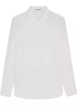 Рубашка с длинными рукавами Saint Laurent, белый