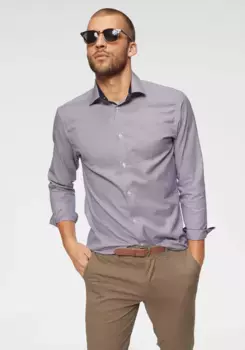 Рубашка с длинными рукавами SELECTED HOMME "SLHSLIMNEW-MARK", цвет Rot-Blau-Wei-Kariert