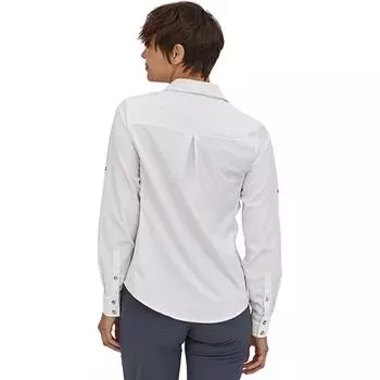 Рубашка с длинными рукавами Self Guided Hike женская Patagonia, белый