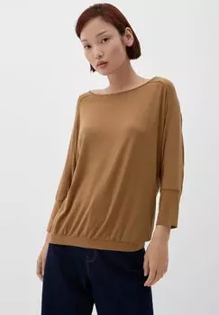 Рубашка с длинными рукавами SHIRT AUS STRETCH s.Oliver, цвет sandstein