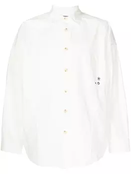 Рубашка с длинными рукавами со вставками FIVE CM, белый