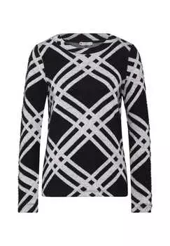 Рубашка с длинными рукавами Street One, черный