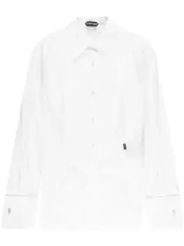 Рубашка с длинными рукавами TOM FORD, белый