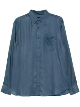 Рубашка с длинными рукавами TOM FORD, синий