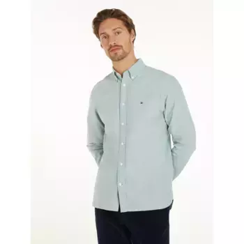 Рубашка с длинными рукавами Tommy Hilfiger "SOLID HERITAGE OXFORD RF SHIRT", зеленый