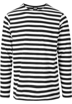 Рубашка с длинными рукавами URBAN CLASSICS " Urban Classics Men's Regular Stripe LS", белый