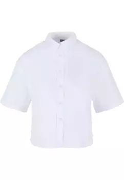 Рубашка с длинными рукавами URBAN CLASSICS " Urban Classics Women's Ladies Oversized Shirt", белый