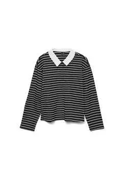 Рубашка с длинными рукавами Vero Moda, черный