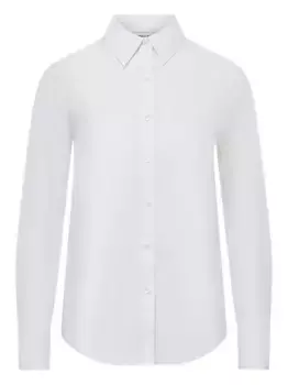 Рубашка с длинными рукавами Veronica Beard, белый