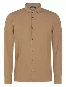 Рубашка с длинными рукавами Zanone, нейтральный