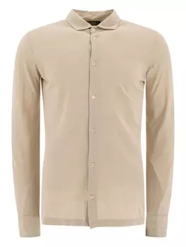 Рубашка с длинными рукавами Zanone, нейтральный