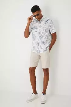 Рубашка с добавлением льна Medicine, белый