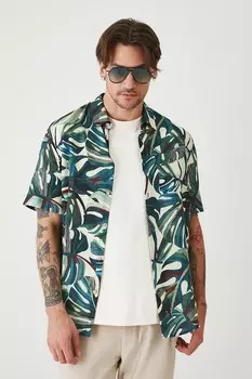 Рубашка с добавлением льна Medicine, мультиколор