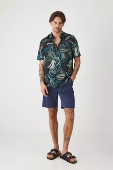 Рубашка с добавлением льна Medicine, мультиколор