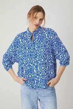 Рубашка с добавлением льна Medicine, мультиколор