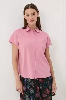 Рубашка с добавлением льна Medicine, розовый