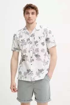 Рубашка с добавлением льна Superdry, белый