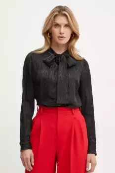 Рубашка с добавлением шелка MICHAEL Michael Kors, черный