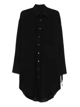 Рубашка с двойной складкой от marina yee, черный