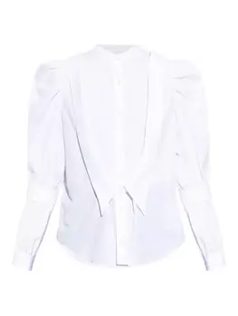 Рубашка с двойным воротником Noir Kei Ninomiya, белый