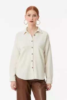 Рубашка с двумя карманами из вафельной ткани Fullamoda