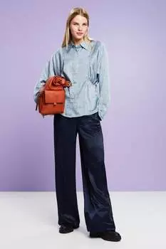 Рубашка с фигурным принтом Esprit, синий