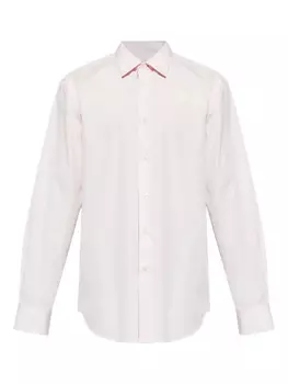 Рубашка с фирменной полоской Paul Smith, розовый