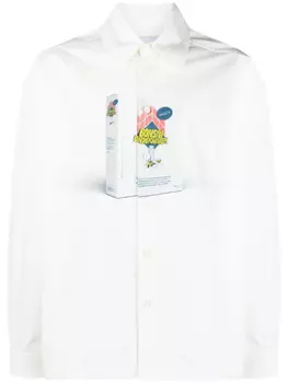 Рубашка с фотопринтом Bonsai, белый