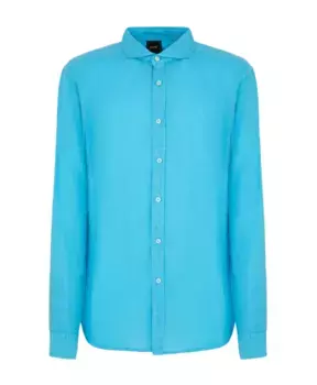 Рубашка с французским воротником F**K, синий