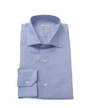 Рубашка с французским воротником в стиле Майами Bagutta, синий