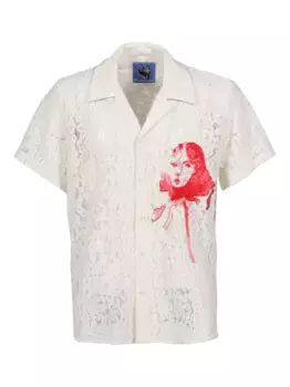 Рубашка с графичным принтом KidSuper, нейтральный