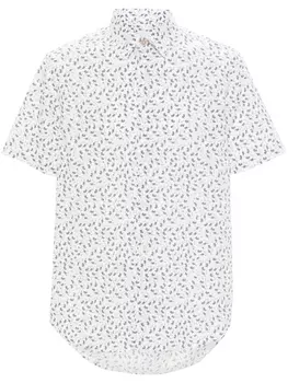 Рубашка с графичным принтом Paul Smith, белый