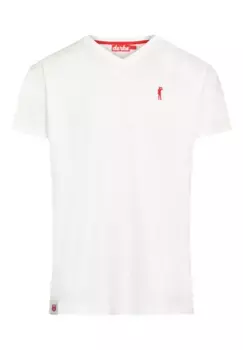 Рубашка с грубым принтом "Basic Kippes", производство Португалия, качество Flam Derbe, кремовый