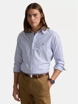 Рубашка с индивидуальным пошивом 710886462003 Polo Ralph Lauren, голубой