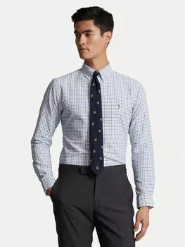 Рубашка с индивидуальным пошивом 710922273002 Polo Ralph Lauren, голубой