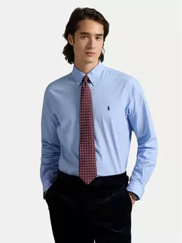 Рубашка с индивидуальным пошивом 710929349009 Polo Ralph Lauren, голубой