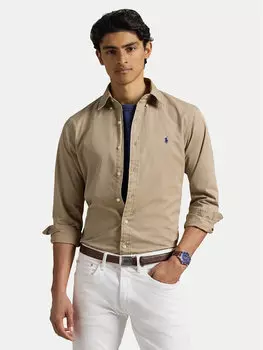 Рубашка с индивидуальным пошивом 710937993011 Polo Ralph Lauren, бежевый